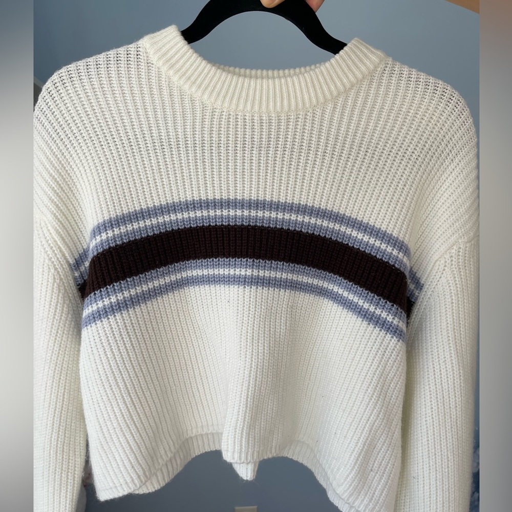 Garage Cropped Knit Sweater